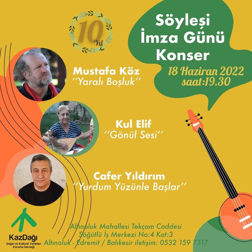 Söyleşi, imza, konser