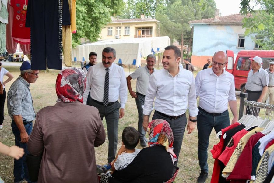 Ahmet Akın Balya İlçesinde Panayırda