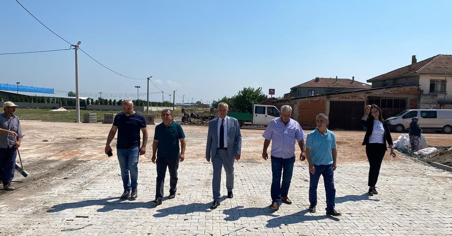 Başkan Barcin Yol Çalışmalarını Yerinde İnceledi