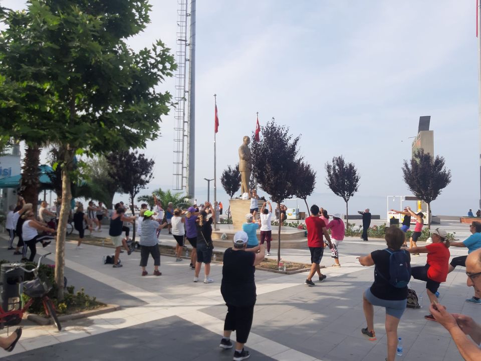 Akçay’ da Sabah Sporu