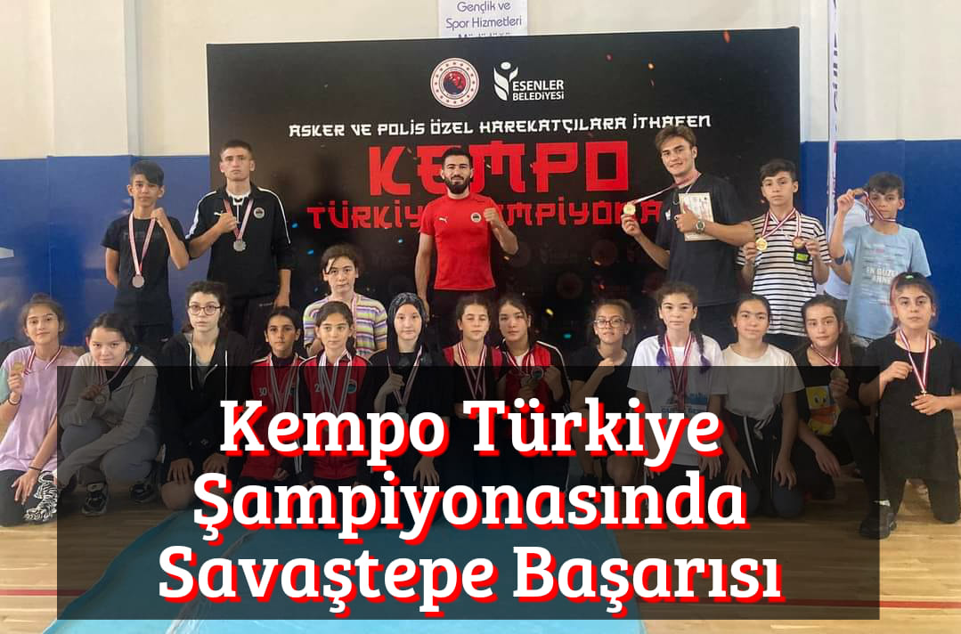 Kempo Türkiye Şampiyonasında Savaştepe Başarısı