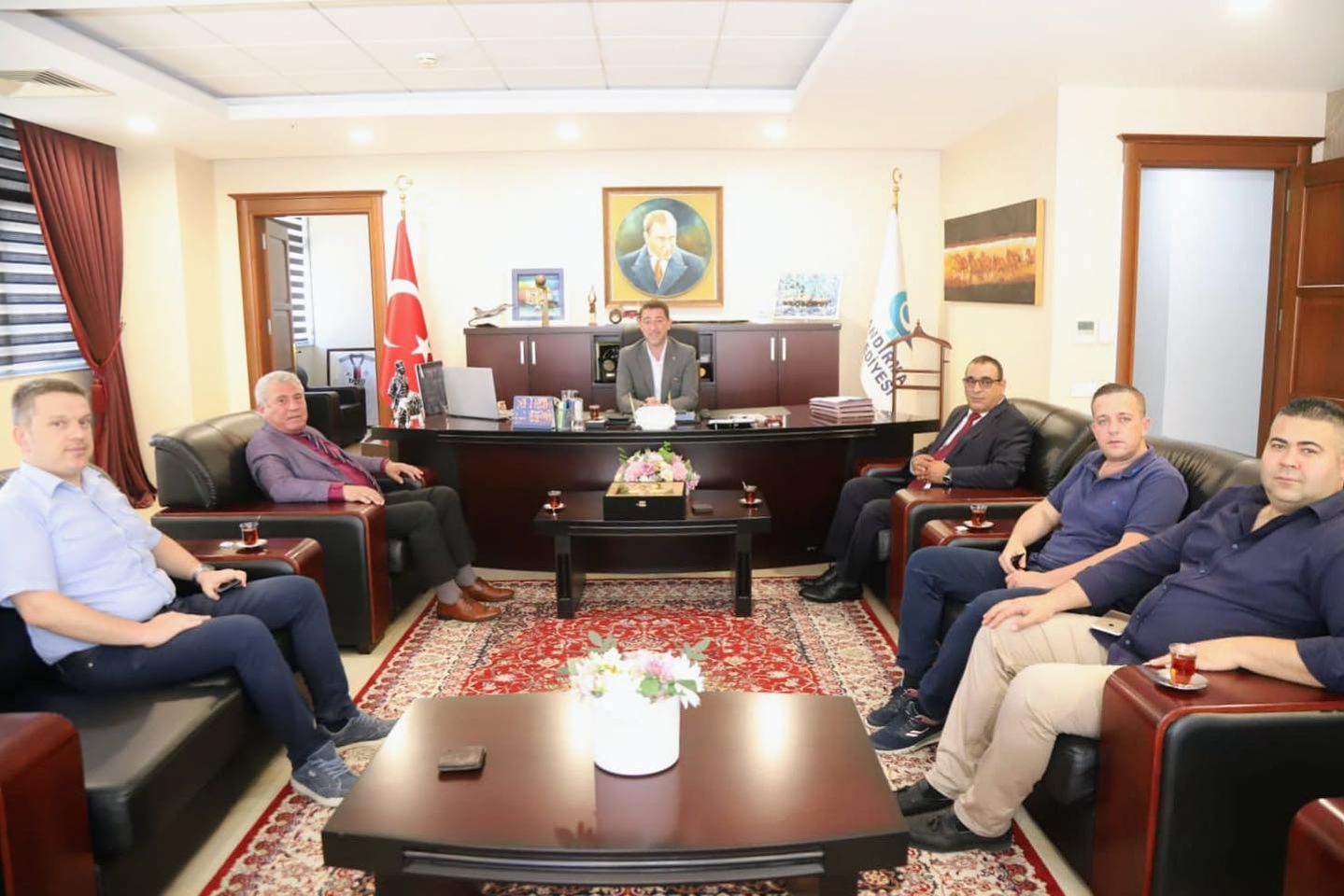 Sendika Başkanları Ziyarete Geldi