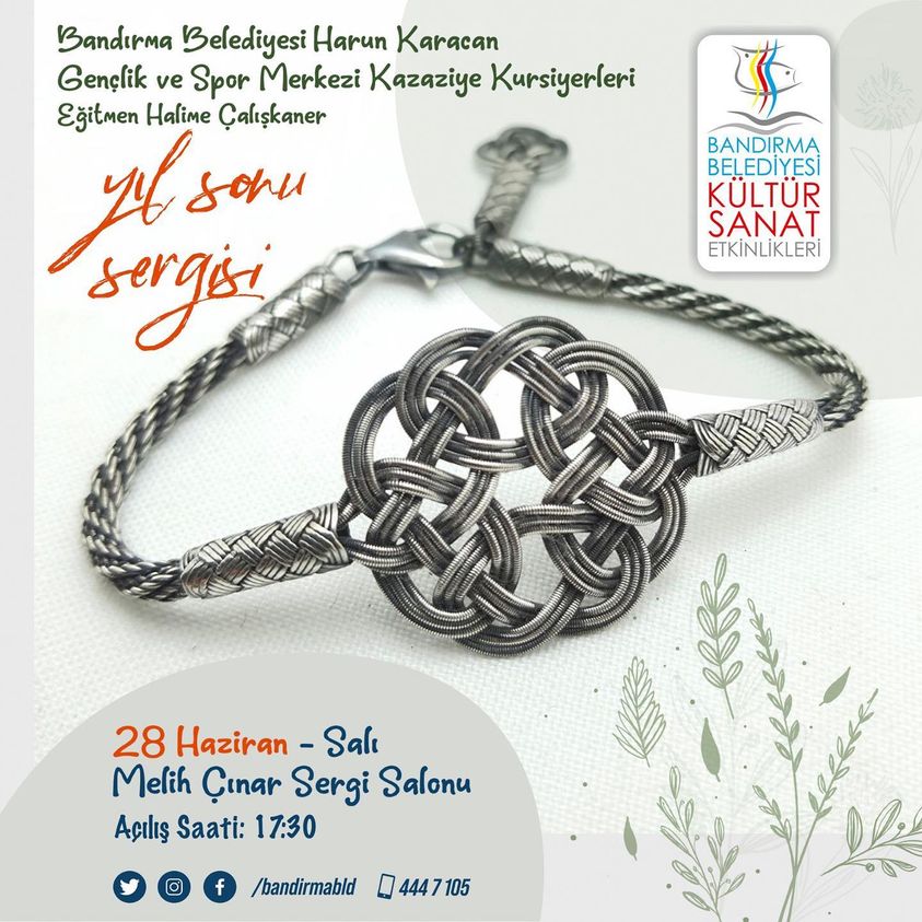 Bandırma da Yıl Sonu Sergisi