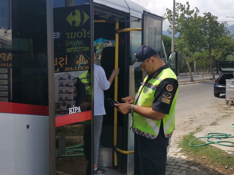 Sivil Denetim Personelince Toplu Taşıma Araçlarına Yönelik Denetim