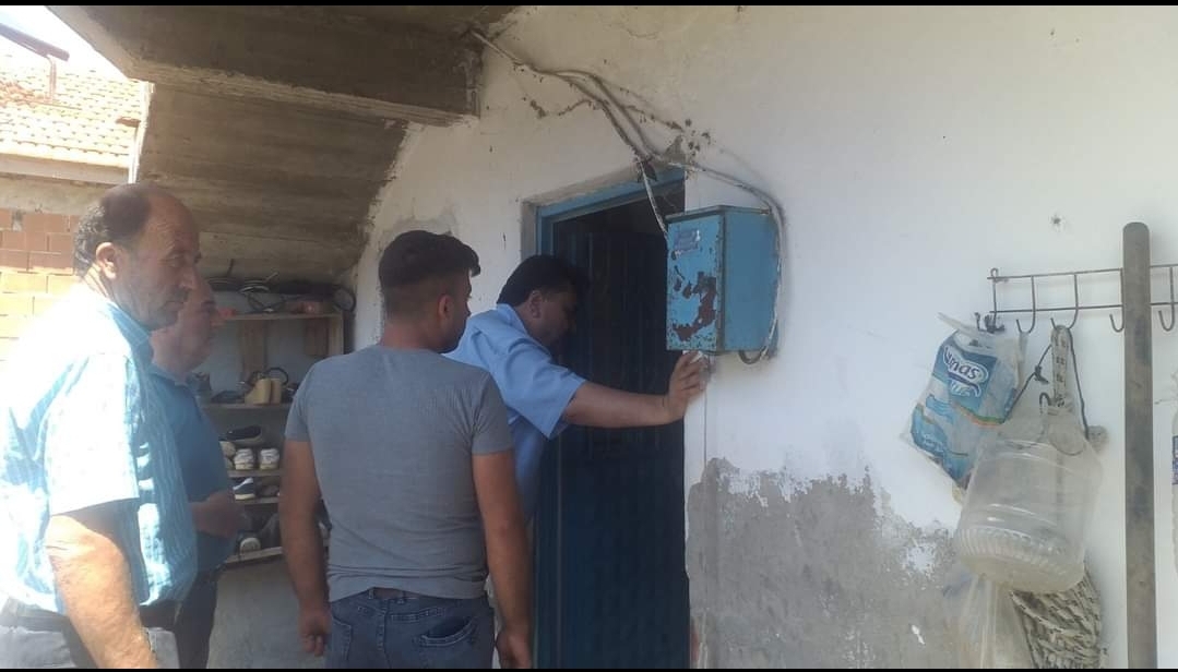Başkan Ersoy Yanan Evde İncelemelerde Bulundu