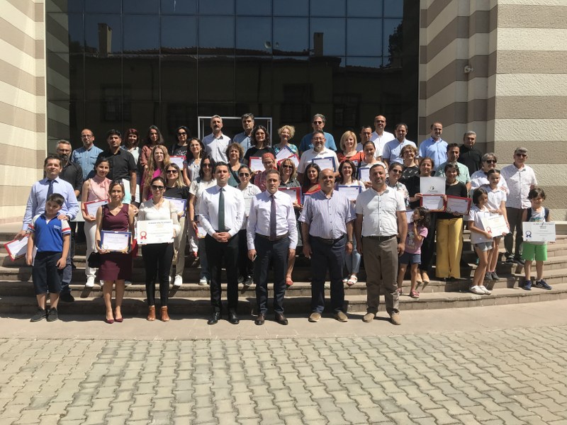 E- Twinning Projesi Sertifika Töreni