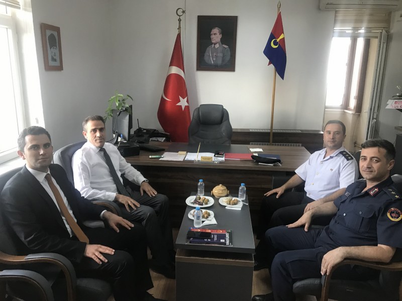 Kaymakam Memis Jandarmaya Ziyaret