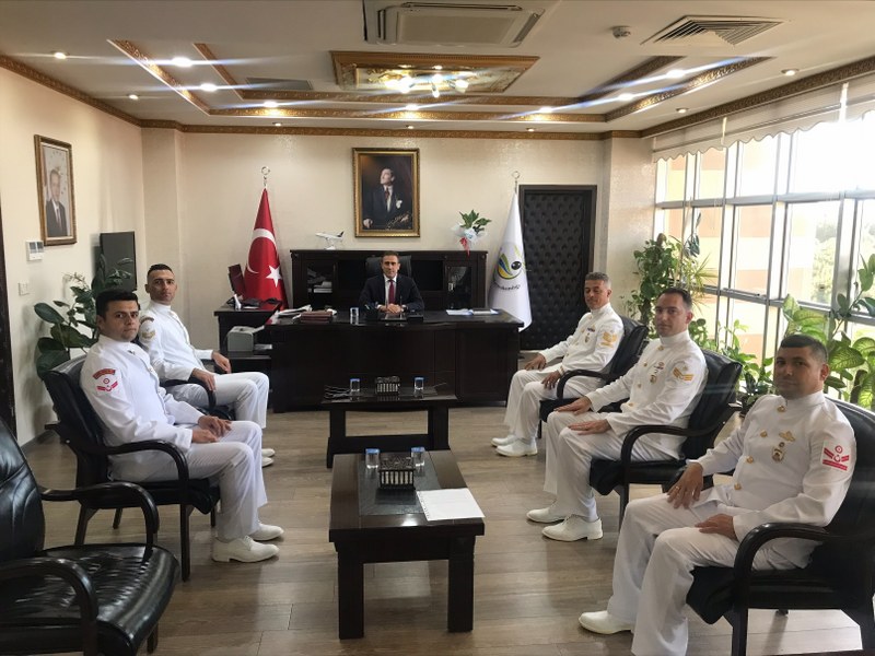 Bot Komutanlığından Kaymakam Memiş’ e Ziyaret