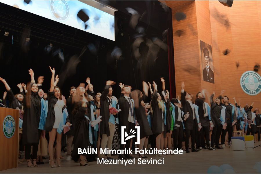 Balıkesir Üniversitesi (BAÜN) Mimarlık Fakültesinde, 2021-2022 eğitim-öğretim yılı mezuniyet töreni gerçekleştirildi.