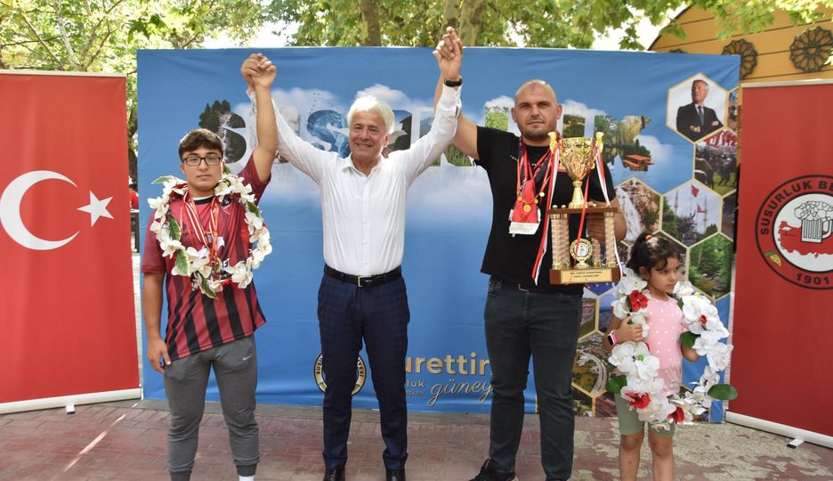 Susurluk İlçesinde Pehlivanlara Karşılama Töreni