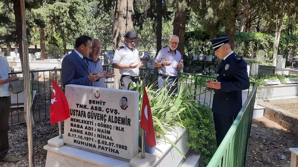 Protokolden Şehitlik Ziyareti