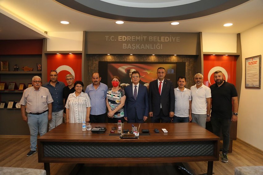 Edremit Belediyesi’nde bayramlaşma