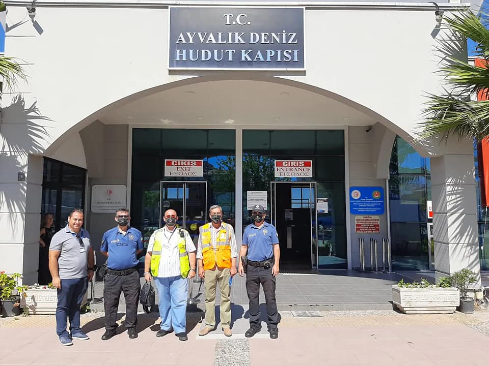 Ayvalık Belediyesi Deniz Hudut Kapısı Limanında Denetleme