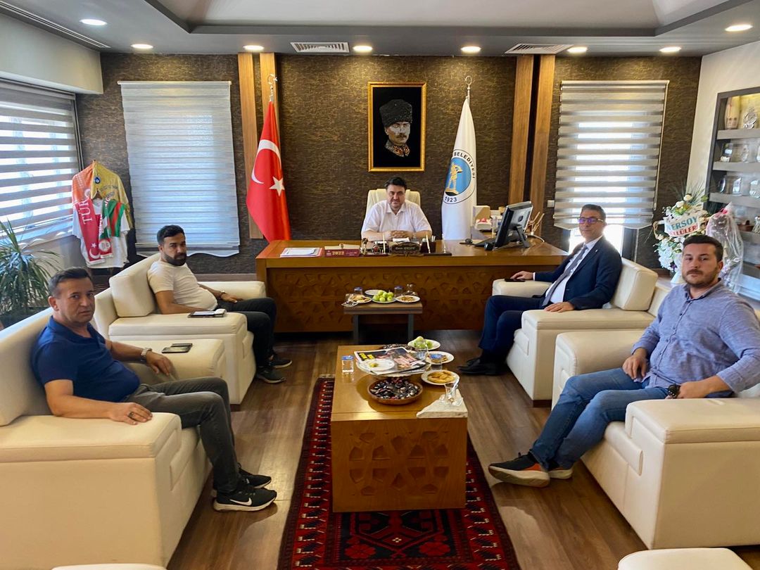 Başkan Ersoy’ u Yol Yapım Daire Başkan’ından Ziyaret