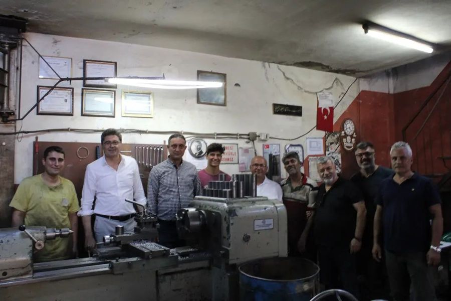 Vekil Aytekin’ den Sanayi Esnafına Ziyaret Etti