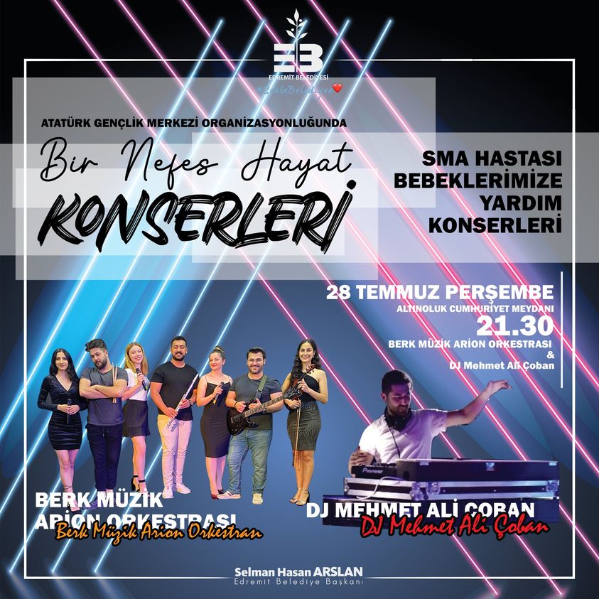 Bir Nefes Hayat Konserleri”miz Altınoluk’ta Devam Ediyor