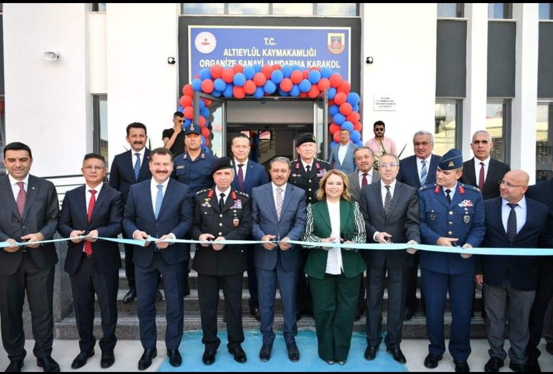 Altıeylül’ de Organize Sanayi Jandarma Karakol Binası Açılışı