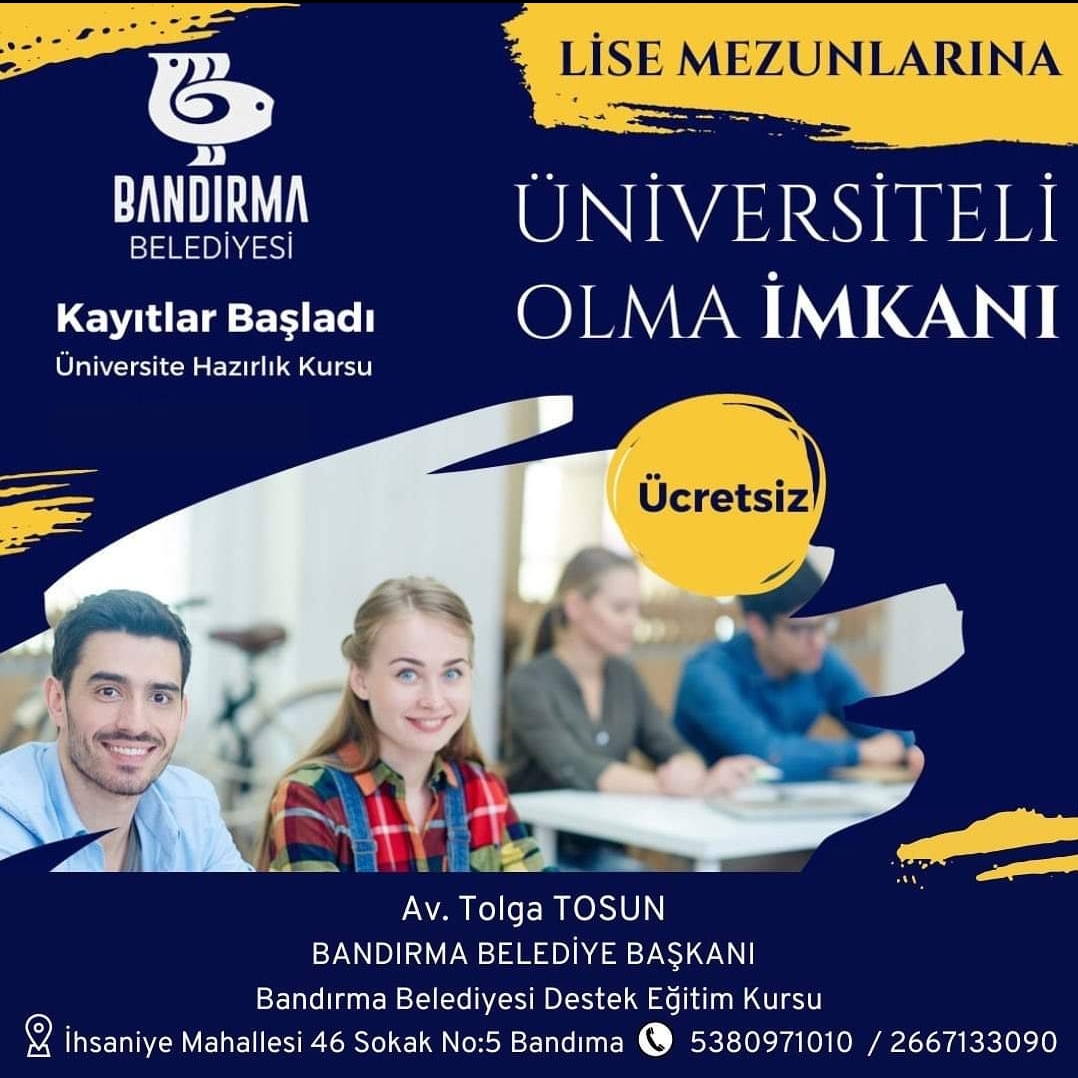 Üniversite Adaylarına Eğitim Desteği