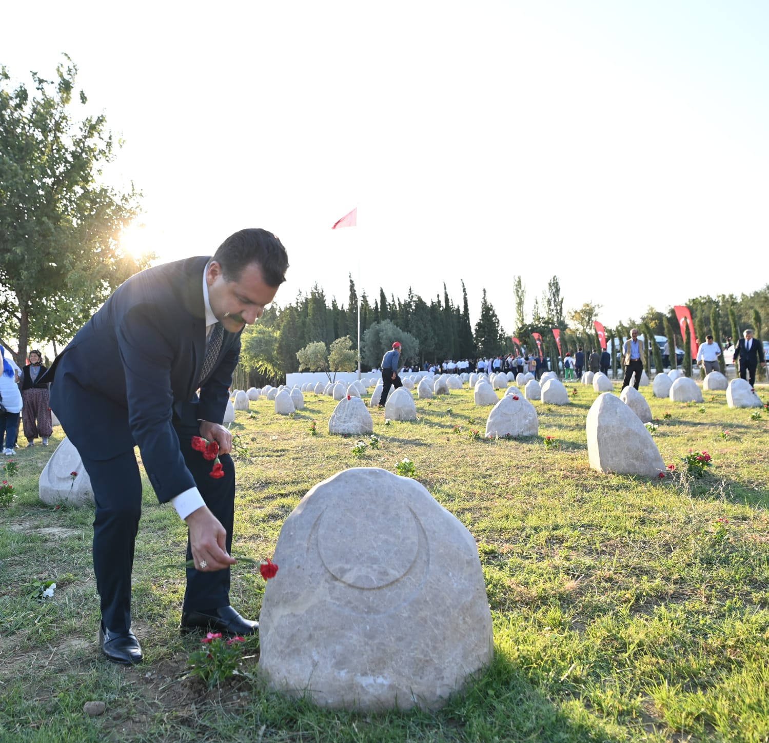Çanakkale Savaşı’nda Şehit Olan Balıkesirli Şehitlerin Anısına, Çanakkale’de Yapılan Kanlıdere Şehitliği’nin Açılışı Gerçekleştirildi