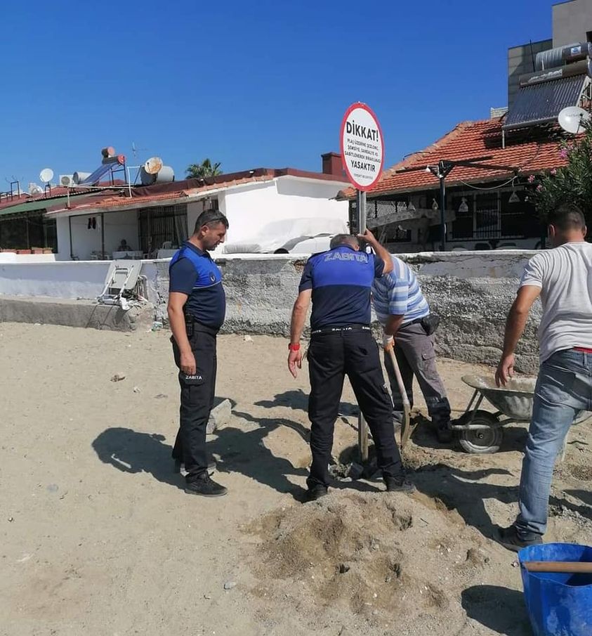 Uyarı Levhaları Yerleştirildi