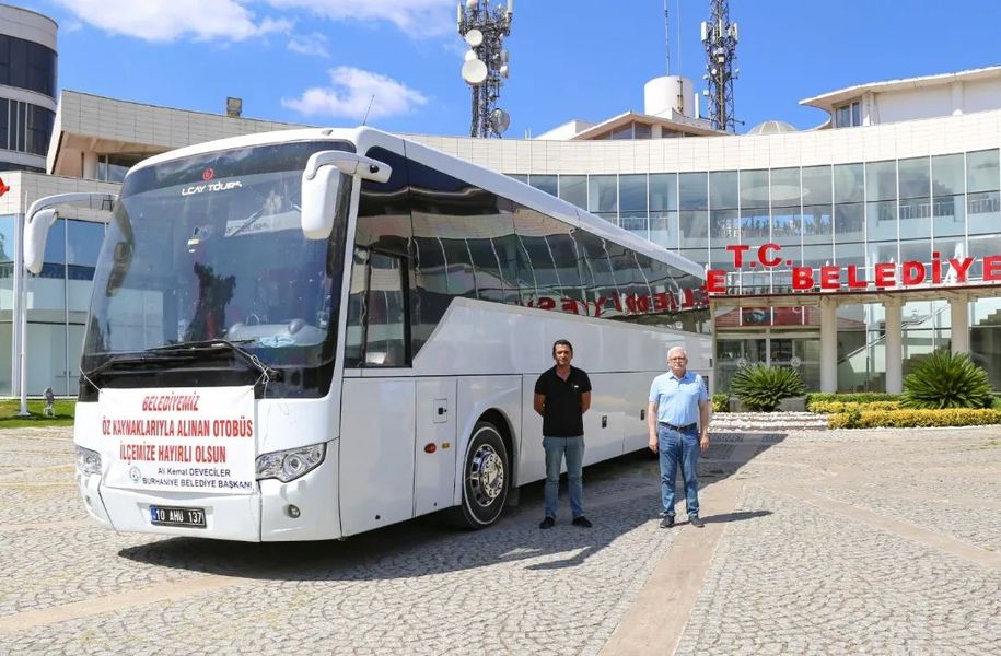 Burhaniye Araç Filosuna Bir Otobüs Eklendi