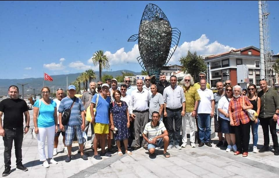 Sahildeki Işık Heykelinin Açılışı Yapıldı