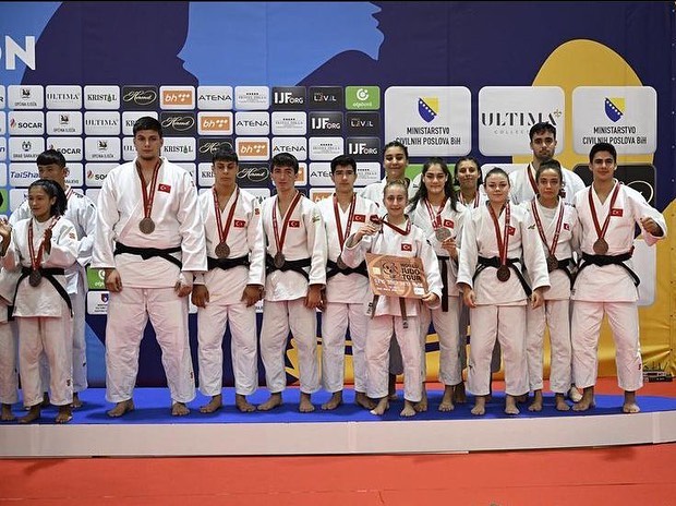 Ümitler Dünya Judo Şampiyonası Karma Takımlar Karşılaşmalarında Dünya Üçüncülüğü