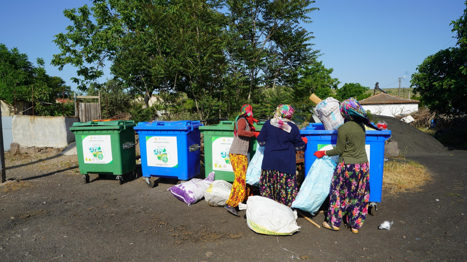 5 ton atık 10 kuzu Tarlada Sıfır Atık 10 kuzu kazandırdı