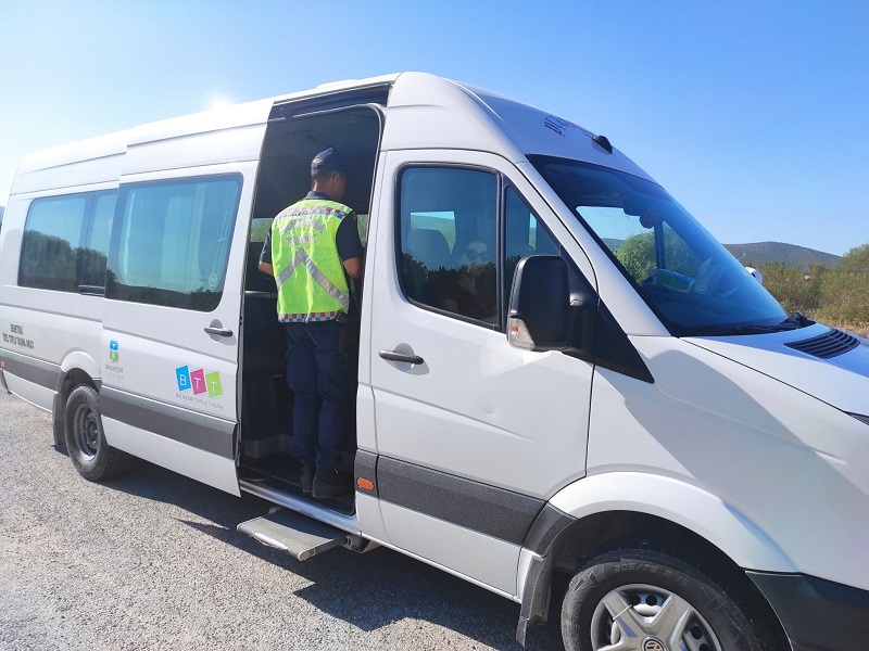 Şehir içi Yolcu Taşıyan Araçlar ve Sürücülere Yönelik Özel Trafik Denetimi