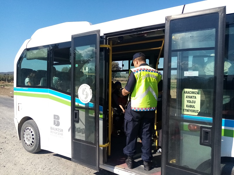 Şehiriçi Yolcu Taşıyan Araçlar ve Sürücülere Yönelik Özel Trafik Denetim