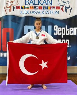 Balkan Judo Şampiyonasında 2. Oldu