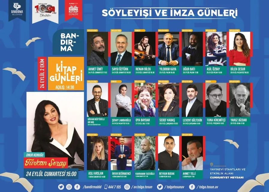 Bandırma Kitap Günleri Başlıyor.