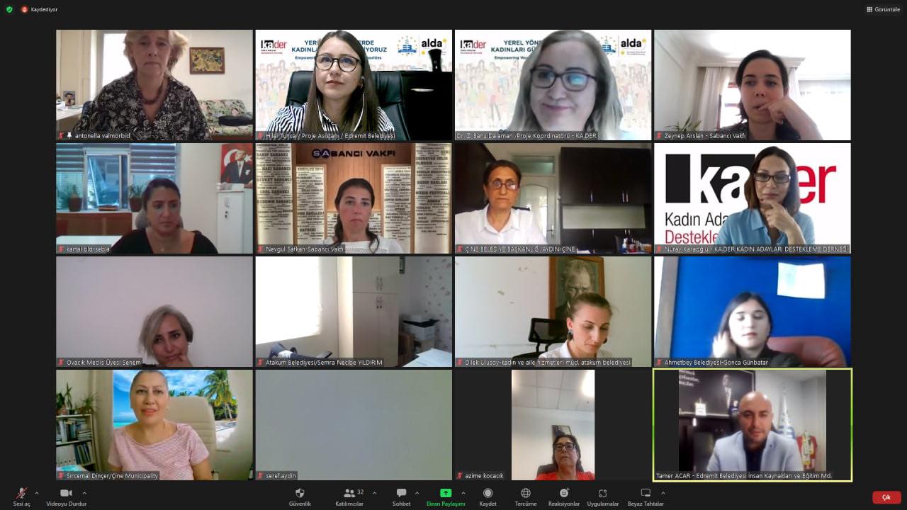 Edremit Belediyesinin Yerel Yönetimlerde Kadınları Güçlendiriyoruz Projesi