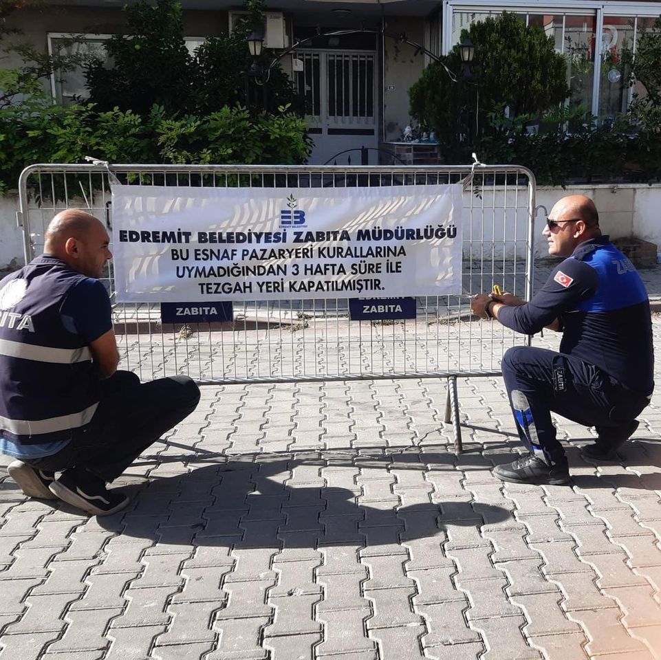 Pazaryeri Düzenine Ve Ahlaka Aykırı Davranan Esnafa Ceza