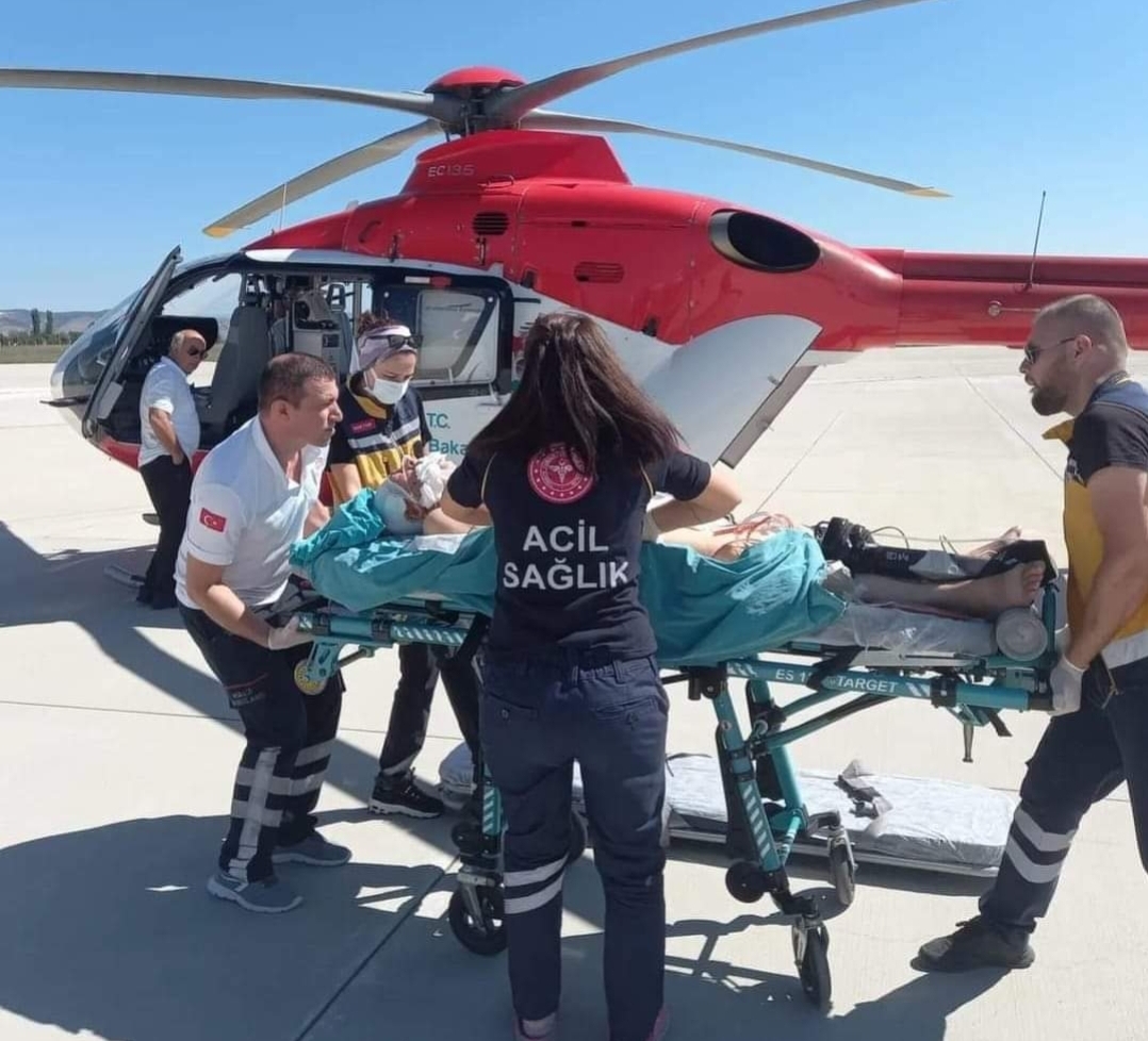 Helikopter Ambulans İle Hasta Nakli