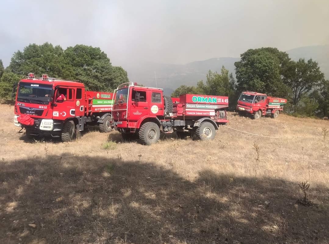 Balıkesir Kepsut’da Orman Yangını