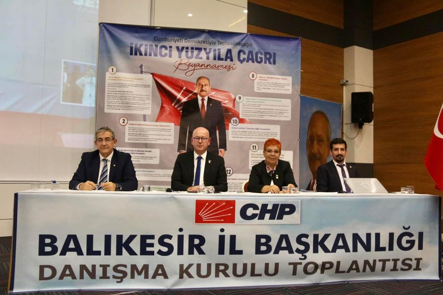 CHP Balıkesir İl Örgütü İl Danışma Kurulu Toplantısını Gerçekleştirdi
