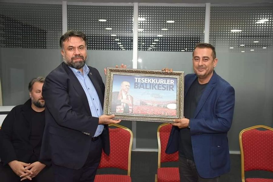 AK Parti İl Başkanı Edremit’ e Teşekkür Etti.