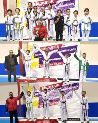 Ayvalıkspor Taekwondo’ da Balıkesir Şampiyonu Oldu