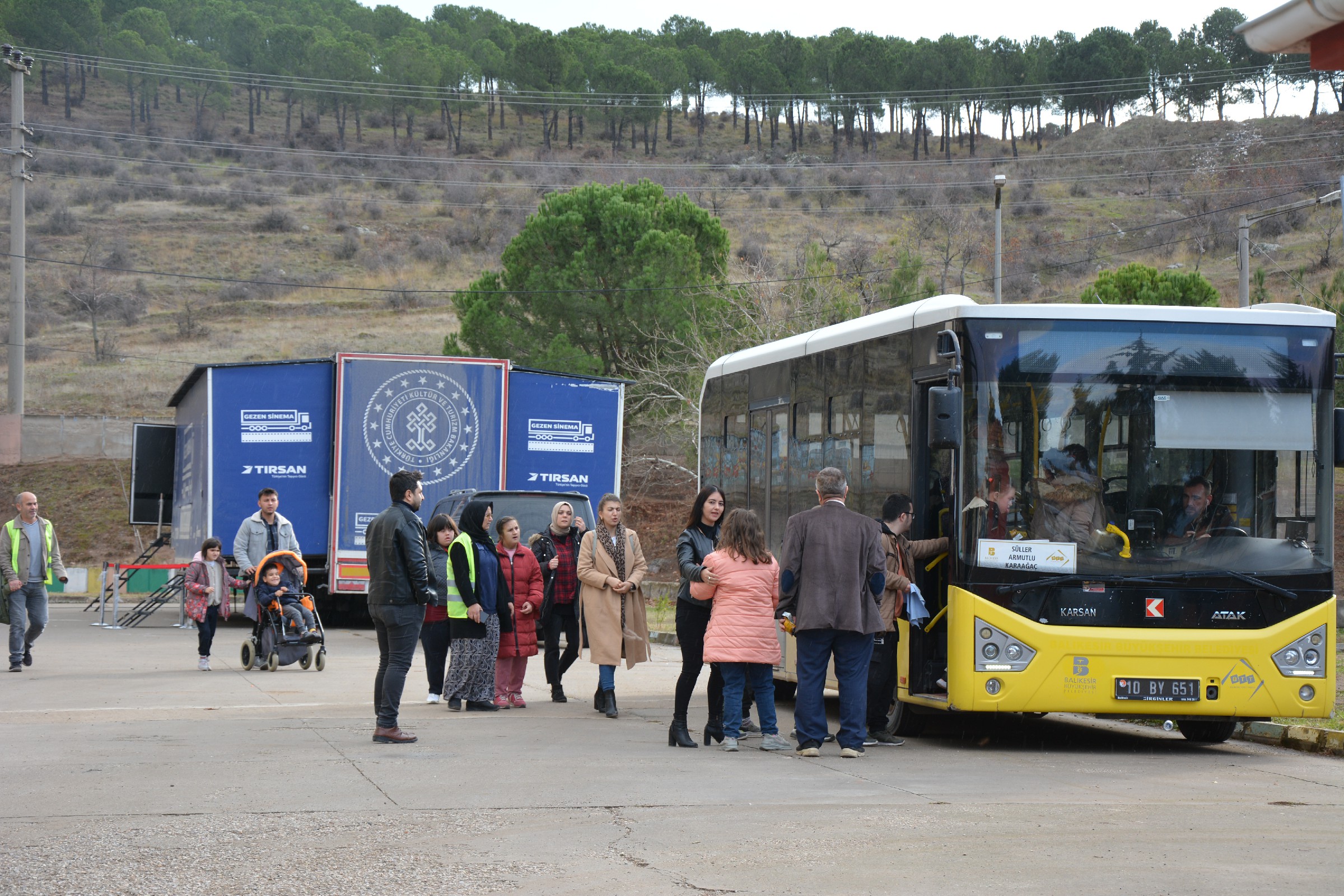 Sındırgı’ lı Çocuklarda Gezen Sinema Mutluluğu