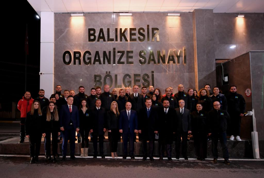 Bakan Varank Balıkesir Organize Sanayi Bölgesinde İncelemelerde Bulundu