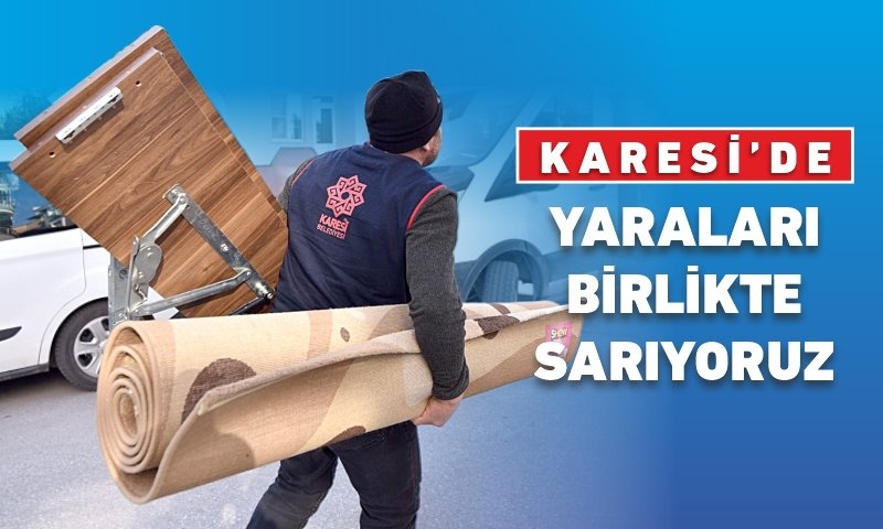 Karesi Belediyesi Depremzedelere Ev Eşyası İhtiyaçlarını Karşılamak İçin Kampanya Başlattı