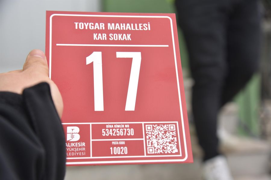 Büyükşehirden Balıkesir’e Kare Kodlu Akıllı Numarataj