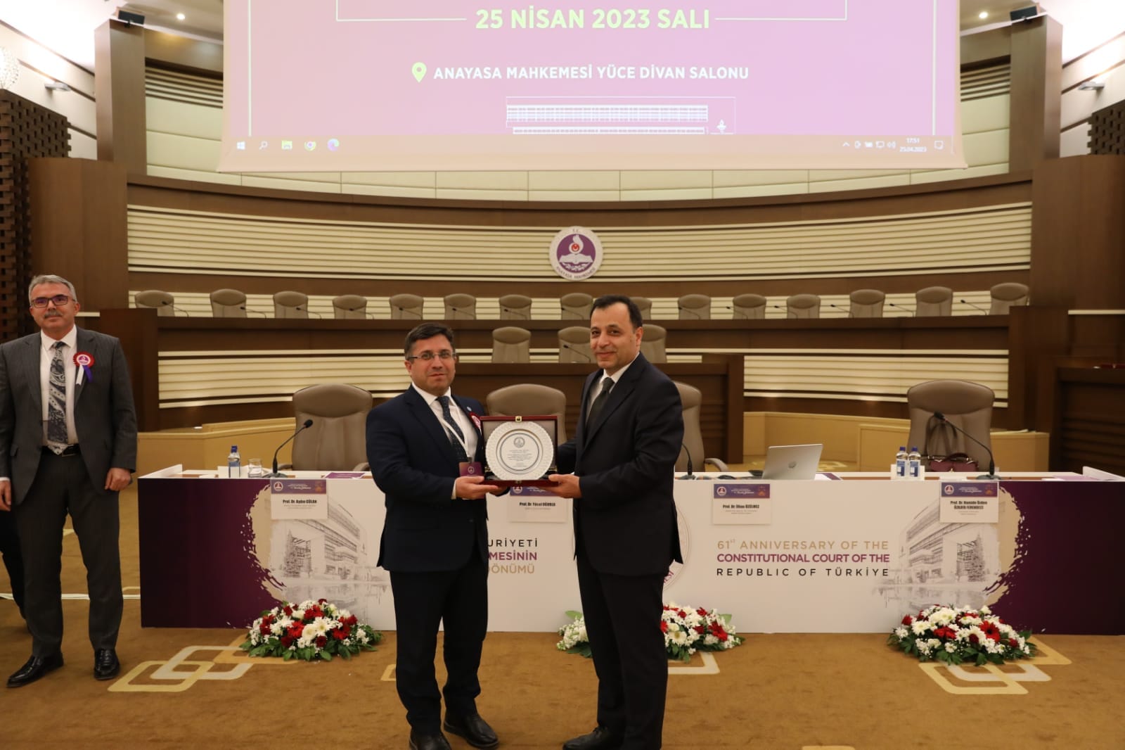 Rektör anayasa Mahkemesinin Kuruluş Yıldönümüne Katıldı