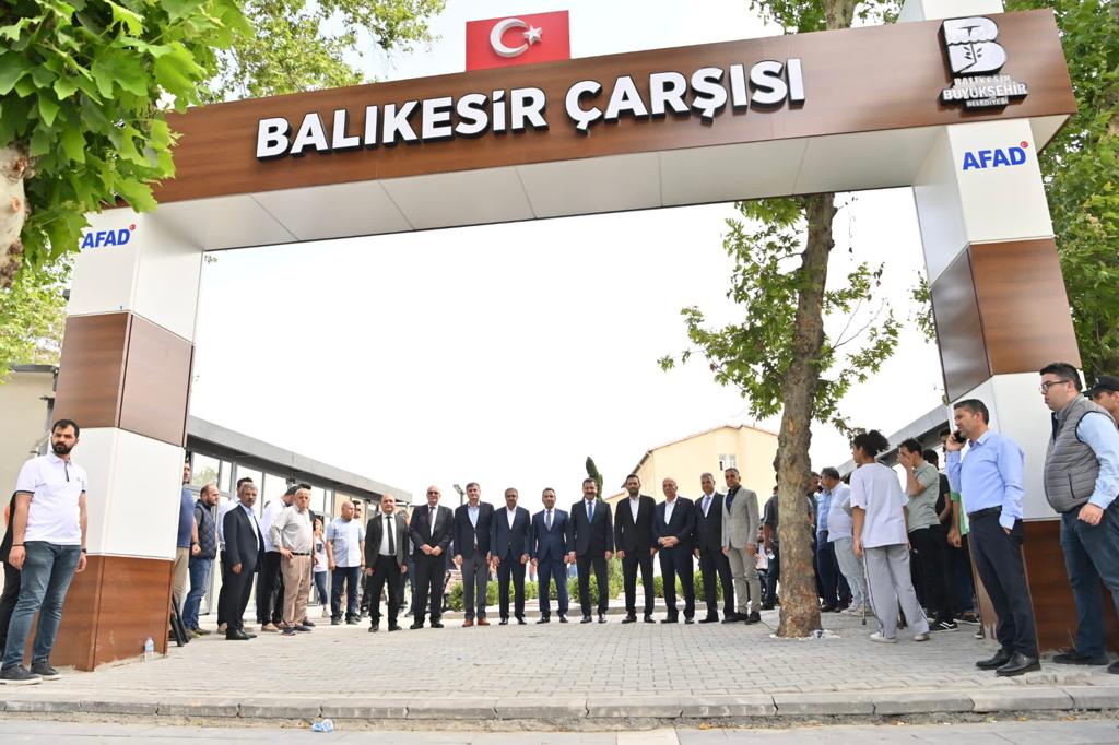 Adıyaman’da Balıkesir Çarşısına Ziyaret