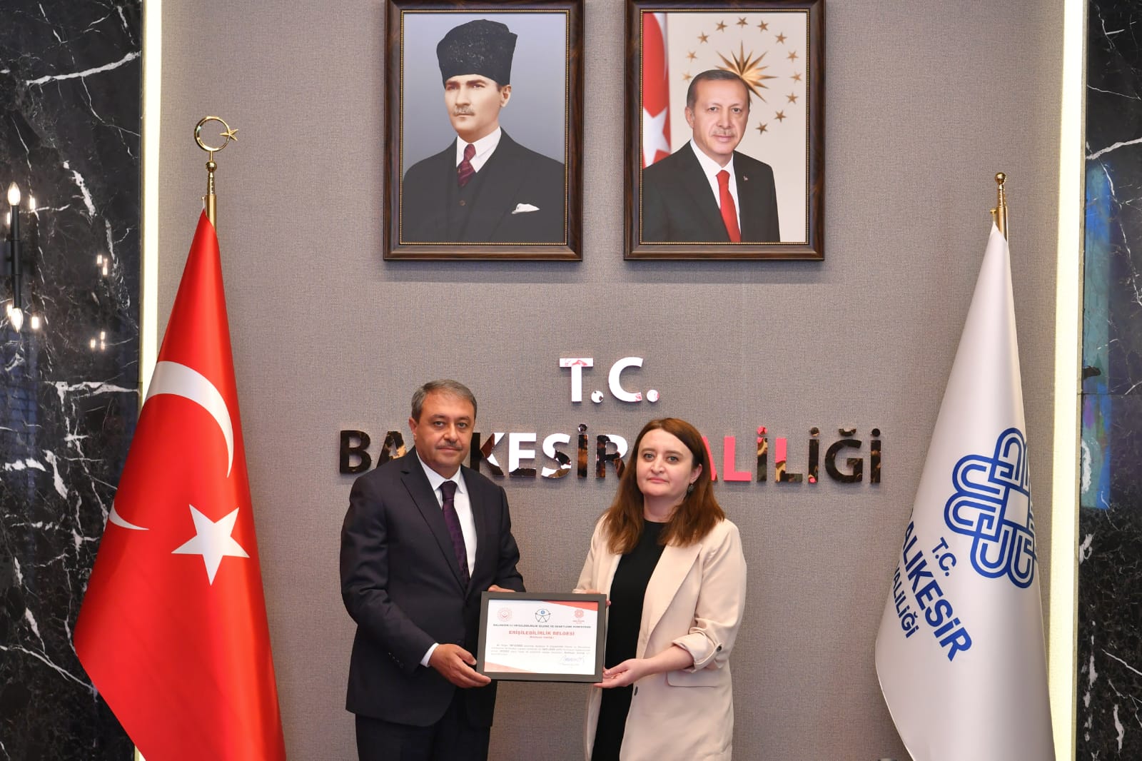 Valilik Binası Erişilebilirlik Belgesi Almaya Hak Kazandı