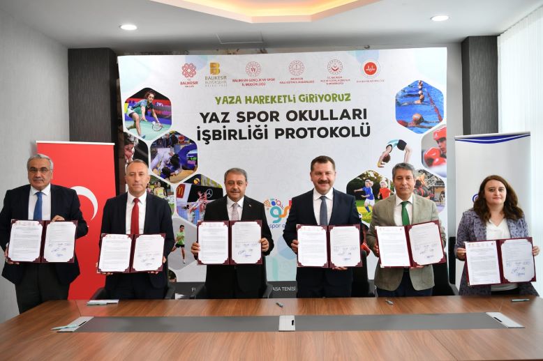 Yaz Spor Okulları’nın işbirliği protokolü imzalandı
