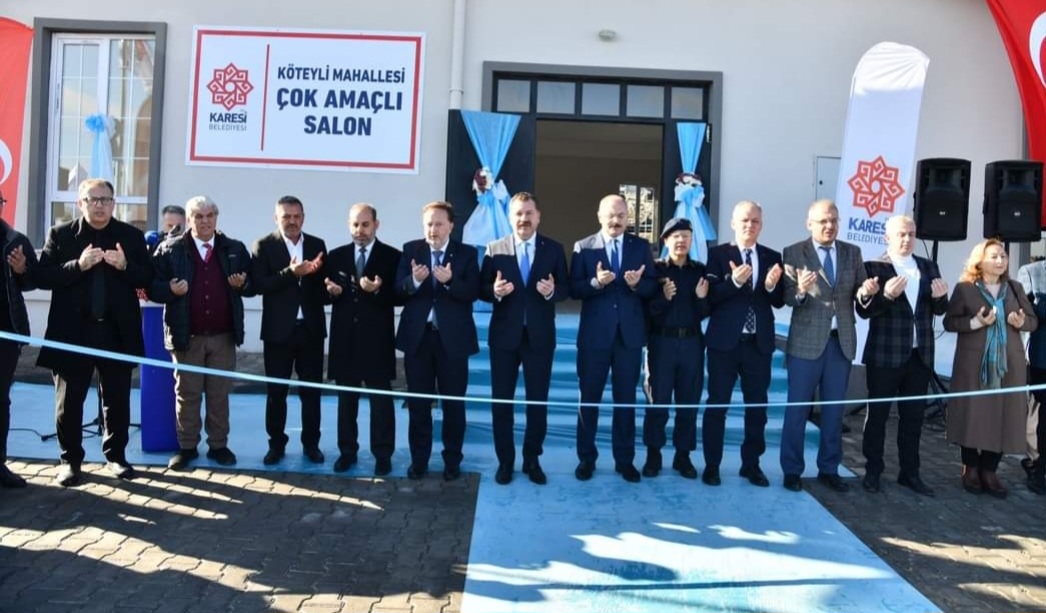 Karesi’de Köteyli Köy Konağı Törenle Açıldı