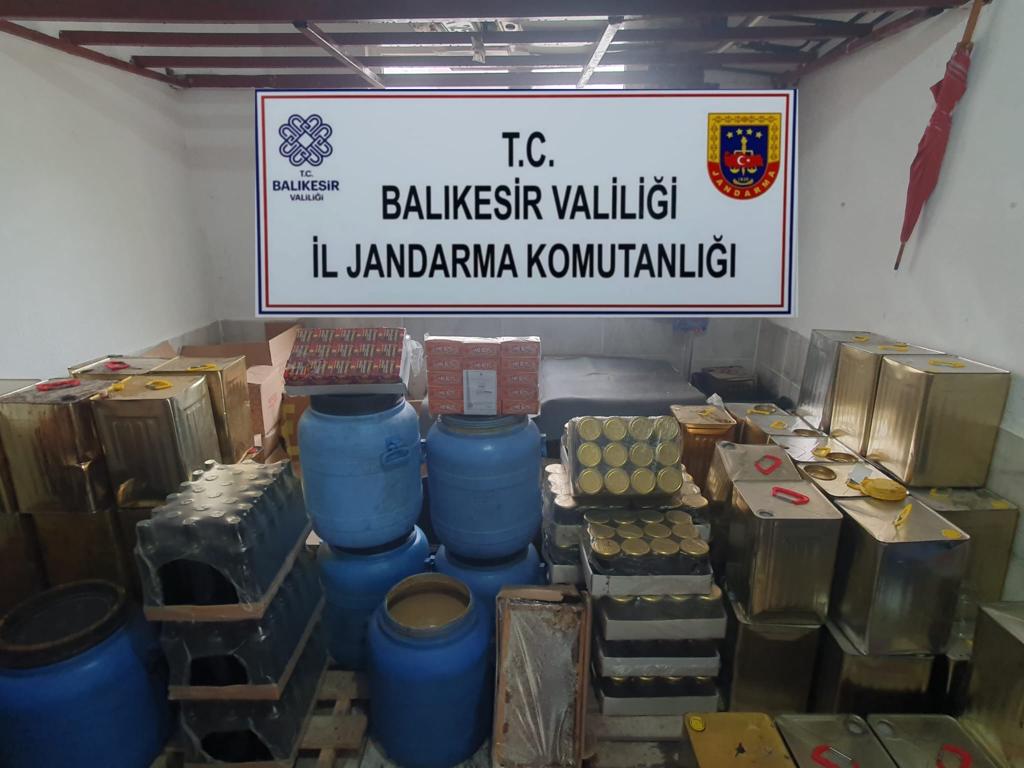 Jandarma’ dan Sahte Zeytinyağı Operasyonu