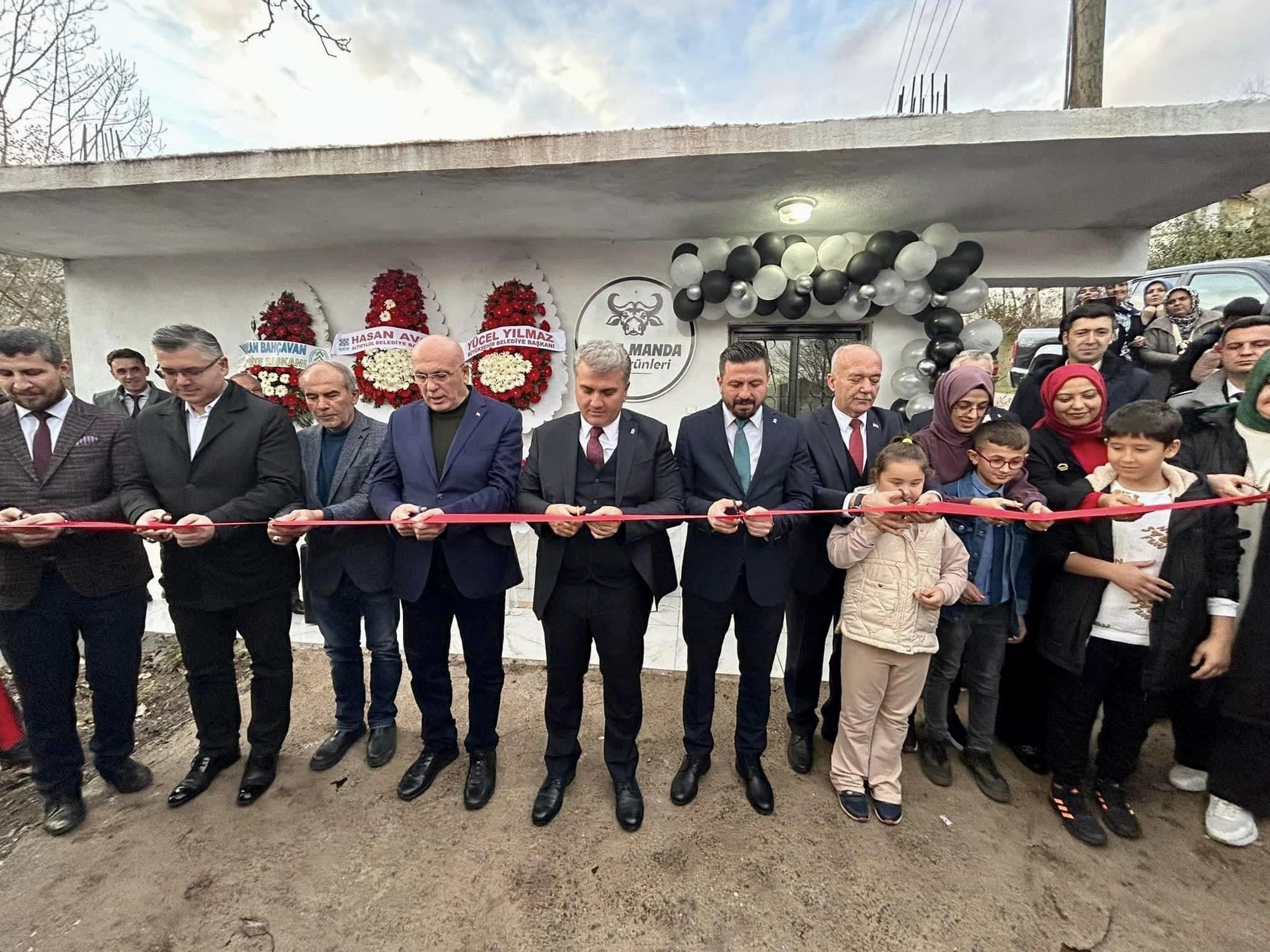 Balıkesir’in İlk Onaylı Manda Sütü İşleme Tesisi Açıldı.